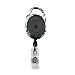 Yo Yo Oval ID Card Holder or Badge Holder - Black